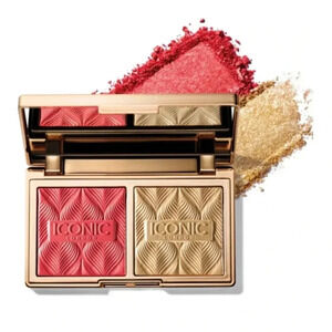 Iconic London Coral Duo/Duo Silk Glow Blush. New No Box